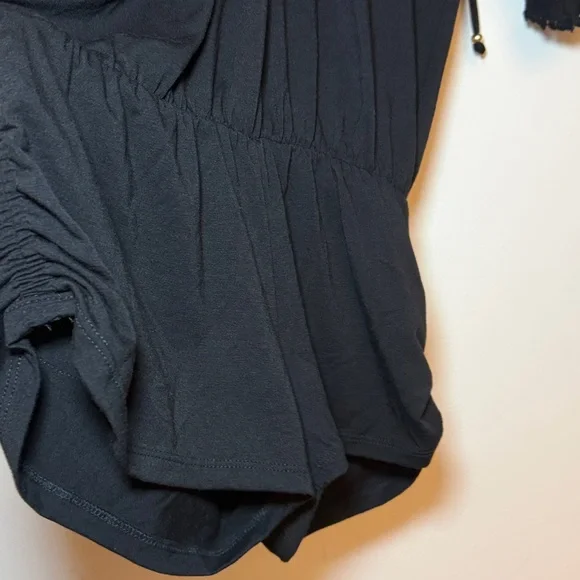 L*Space Calisto Black Crochet Detail Coverup Romper - Size: Small - Picture 7 of 9